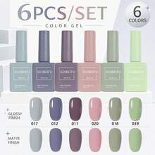Set Kutek Gel 6 Warna dengan Botol yang Sesuai Warna, Cocok untuk Manikur Wanita di Musim Semi, Gugur, Dingin, dan Musim Panas, Manikur DIY di Rumah, Penataan Manikur Sehari-hari, Set Gel Warna-warni untuk Penggunaan Pribadi, Manikur di Rumah dan Desain Manikur Musiman - MultiWarna - View 65