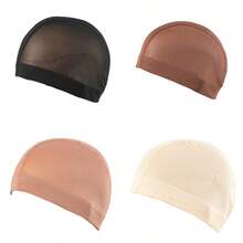 ZTZI Stretch Mesh Wig Cap, Breathable Open Top Wig Liner Cap, Solid Color Mesh Wig Base Cap For Wig Making - S5011 - View 5