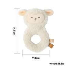 1PC Soft Sheep Plush Rattle For Babies, Infant Handheld Rattle Shaker Toy, Newborn Sensory Toy,Easy Grasp - Multicolor - View 13