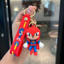 Hasbro Gantungan Kunci Kartun Sonic, Liontin Gantungan Kunci Sonic The Hedgehog, Gantungan Kunci Mobil, Hadiah Kecil (1 Model Acak) - Gantungan kunci - View 7