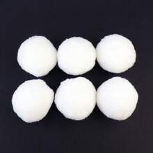 10/15/20/25/30/40/50mm Fluffy Mini Pom Poms, Christmas Red Plush Balls, Mixed Color Soft Fur Balls, Handmade Clothing, Wedding Decoration, DIY Pom Poms, Felt Balls, Sewing Craft Accessories - PM - View 28