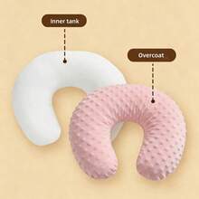 Nursing Pillow And Positioner Breastfeeding And Bottle Feeding, Propping Baby,Tummy Time, Sitting Support, With Removable Polyester Cover, Dots Fabric - Multicolor - View 7
