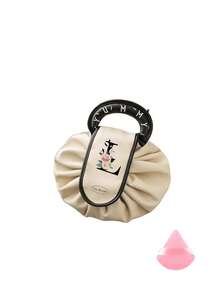 Travel Portable Drawstring Storage Bag, 26 Letter Drawstring Makeup Bag, Travel Portable Drawstring Storage Bag, Cosmetics Travel Toiletries Storage Bag, Gift Storage Bag, Cosmetics Bag, Travel Essentials, Women's Christmas Halloween Gift - Multicolor - View 19