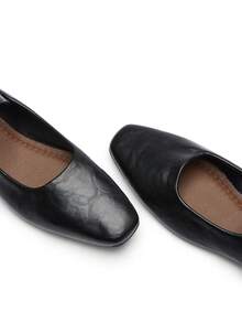 Okurime. Retro Flat Mary Jane Shoes For Women, New 2026 Spring/Summer Minimalist Strap Comfortable Shoes - Black - View 4