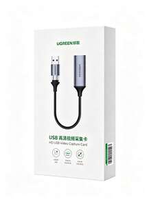 UGREEN HDMI 視訊擷取卡 4K 高畫質輸入，相容 VR、Sony 相機、Switch/PS5、電腦、手機、平板，直播錄影用 USB/Type-C 擷取轉換器 - 查看 7
