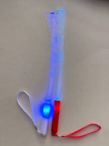 Creative Novelty Glowing Fiber Optic Wand, LED Flashing Fairy Stick, Suitable For Concerts, Festivals, Parties, Atmosphere Cheering Props, Multi-Color Ambient Light Stick - Fiber Optic Rod - View 18