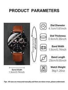 2pcs Matching Watches For Couples-Stylish Accessories For Everyday Wear And An Ideal Choice For Holiday Or Birthday Gifts. - Multicolor - View 4