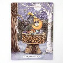 The Secrets Of Wand Wood Oracle Cards Fortune-Telling Prophecy Oracle Cards Playing Cards Games - White - View 4