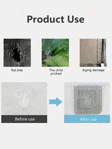 3/2/1 Rolls Gray Window Screen Repair Tape, Fiberglass Mesh Self-Adhesive Material, Repair Mesh Holes To Block Mosquitoes, Suitable For Home Doors, Balcony Screen Windows, Waterproof Wear-Resistant Strong Adhesive Screen Repair Patch, Window Mesh, Window Screen, Mosquito Net - Multi-color - View 7