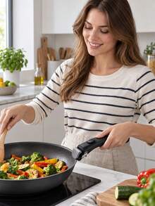 1pc Ergonomic Detachable Pot Handle, Outdoor Tableware Detachable And Replaceable Handle, Universal Anti-Scald Pot Clip, Kitchen Accessory, Handle, No Food Contact - View 5