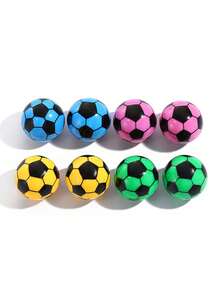 Colorful Creative Football & Basketball Shaped Pencil Sharpener, PVC Material, Portable Single-Hole Manual Pencil Sharpener, Office Supplies, Student Learning Aid Tool, Creative Stationery Gift, Suitable For Friends Or Family - A - View 11