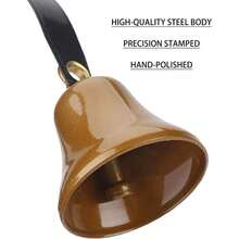 2pcs Pet Training Wall Bell, Metal Hanging Bell With Strap, Dog Puppy Toilet Training & Communication Bell - Multicolor - View 8