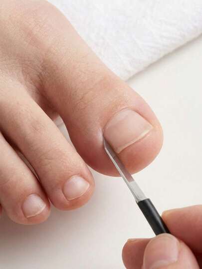 2/1 pieza Juego de herramientas de recorte de uñas de los pies ultra finas, varilla de ayuda para manicura con ranura profunda, herramienta de corrección de uñas encarnadas, cortauñas de ranura profunda ultra fina, herramienta de ayuda para el recorte de uñas, herramienta portátil de limpieza de huecos de uñas, unisex, suministros de manicura y cuidado de los pies para el hogar