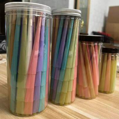 200100/50/30pcs Tiangou Cone-Shaped Rolling Papers - 1-1/4 Inch Ultra-Thin Slow Burning Cone Rolling Papers With Filter Tips/Tubes - Trumpet-Shaped Rolling Papers, Suitable As Holiday/Valentine's Day Gifts And Smoking Accessories, Father's Day Gifts