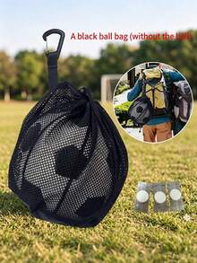1pc Basketball Bag, Basketball Football Volleyball Mesh Bag, Thickened Storage Bag, Football Net Bag, Halloween - Multicolor - View 5