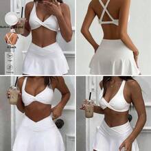 Women Two-Piece Outfits - White - View 1