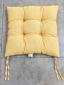 6 Pcs Comfortable Indoor & Outdoor Seat Pads For Kitchen, Dining, Garden, Balcony & Patio Chairs In Turkey - Yellow - View 8