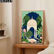 3pcs -Style Cartoon Realistic Art Floral Paintings Canvas Wall Art Decorations, Modern Swan And Peacock Pattern Printed Posters For Room Decor, Hallway, Study, Bedroom Wall Ornaments, Gift For Friends(No Frame/Framed) - Cartoon - View 4