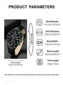 2 Pcs A Stylish And Versatile Matching Watch Set For Couples-An Ideal Holiday Gift For A Boyfriend Or Girlfriend That Is Both Practical And Special. - Multicolor - View 5