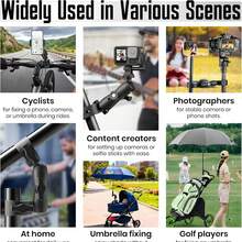 VeFly Super Crab Clamp Mount Double Side Clip For Motorcycle Bike X5 X4 X3 X2 Handlebar Action Camera Accessories - View 7