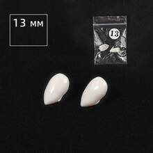 1 Pair Vampire Fang Teeth Decoration, Unisex Holiday Cosplay Accessory, Stage Prop Gift - Multicolor - View 2