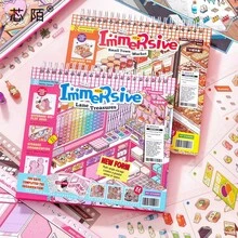Xinmo Immersive Miniature Scene Collection Book 4.0 Street Alley DIY Scrapbook Decoration Sticker Book - Street Style - View 4