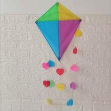 Diamond Sports Kite, Random Color Tail, Durable And Easy To Fly, Suitable For Beach And Park Outdoor Kite Flying - Multicolor - View 11