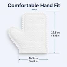 30pcs Reusable Microfiber Dusting Cleaning Gloves, Dry & Wet Use, Lint-Free Soft Cleaning Gloves, Suitable For Makeup Vanity, Makeup Brushes, Cosmetic Storage Boxes, Furniture, Glass, Bathroom And Car Interior, Makeup Vanity Dusting Tool - Multicolor - View 3