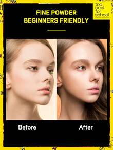 Too Cool for School Palet Perona Pipi Matte Peripera K-Beauty + Palet Kontur Matte, Tekstur Halus, Tahan Lama, Multifungsi, Termasuk Kuas dan Cermin, Set Makeup Gaya Korea - Set Perona Pipi & Kontur Glow - View 9