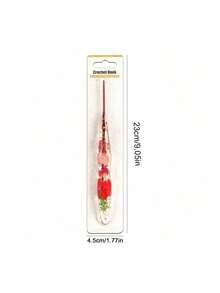 1pc Transparent Embedded Floral Resin Crochet Hook, Exquisite Bubble Shell Packaging, 2.0mm-8.0mm, Ergonomic Comfortable Handle, Suitable For Various Yarn Thicknesses, Perfect For Home DIY Sewing And Knitting Projects - Multicolor - View 11