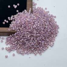 30g/Pack, Approx. 1800pcs, 2.5mm Glass Seed Beads, Oily Dyed Core Series, Suitable For Handmade DIY Charm Bracelets, Pendants, Jewelry & Accessories Making - 2.5mm 109A Oil-dyed Core 19 Colors - View 9
