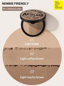 Too Cool for School K-Beauty Luv Beam Blush Cream + Matte Contour Palette, Smooth Texture, Radiant Glow, Velvet Finish Blush, Includes Brush And Mirror, Korean Style Makeup Set - Blush & Contour Glow Set - View 7