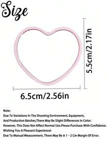 7/3pcs/1pc Heart-Shaped Portable Pocket Mirror, Modern Minimalist Makeup Mirror, High Definition Mini Vanity Mirror For Students, Party Favors, Pink-White-Green-Black - Multi-color - View 9