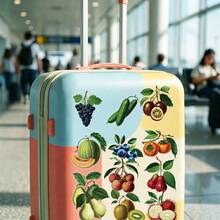 56pcs Tropical Fresh Fruit Graffiti PET Stickers, Suitable For Decorating Journals, Phone Cases, Notebooks, Tablets, Skateboards, Guitars, Party Packaging, Water Bottles And Luggage - Multicolor - View 5
