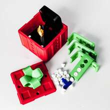 Surprise Creative April Fools' Day Birthday Box Gift Screw Box Prank Empty Box Funny Friend Abstract Toy Annoying Gift Box, Difficult Opening Puzzle Gift Box, Brain Teaser Fidget Box With Bow, Multi-Layer Secret Compartment Trick Box, Novelty Prank Toy, Fun Challenge Game, Desktop Decor-Collection Commemoration And Holiday Gift-Perfect Gift-Gift- Scene Toys - Multicolor - View 9