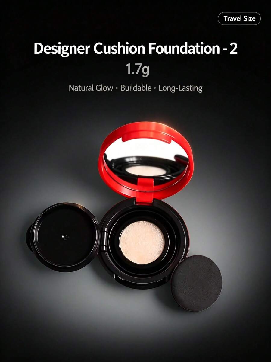 Giorgio Armani - 1,7g - Ukuran Travel, Alas Bedak Cushion Ringan No. 2, Daya Tutup Tahan Lama, Pengontrol Minyak, Tidak Pudar, Hasil Akhir Alami - 1,7g - Ukuran untuk dibawa bepergian - View 1