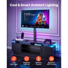Television Stands & Entertainment Centers - Black - View 4