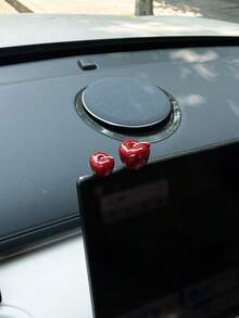 Mini 3D Cherry Car Ornament, Creative Car Decor Accessory - Cherry - View 2