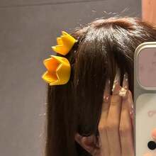 2pcs Large + Small Cute Crown Hair Clip Set, Minimalist Alligator Hair Clip, Cosplay Character Prop Accessory, Princess Side Clip, Birthday Hair Clip Crown, Hair Pin, Fashionable Fun Dress-Up Headwear - Multicolor - View 6