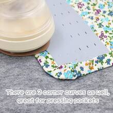 1/2pcs Multi-Size Acrylic Sewing Marking Tool, Used For Marking Stitch Line Position And Threading, Equipped With Universal Curved Edge, Straight Edge And Double Corner Curved Design, Suitable For Marking And Ironing Of Pant Legs, Hems - Multicolor - View 10