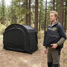 [Fits 2-3 Bicycles] Extra Large Outdoor Bicycle Cover Tent - UV Protection, Fits 2-2 Bicycles, Portable Foldable, Suitable For Garage/Garden Storage - Tent - View 7