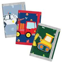 Cartoon Car Style Card Holder, Wallet With Keychain, Zipper Pocket Coin Purse, Teenager Wallet, Tri-Fold Design, Novelty Wallet - Multicolor - View 2