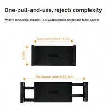 Adjustable Monitor Stand Height Portable Vesa Monitor Tablet Holder Up To 25cm - Black - View 8