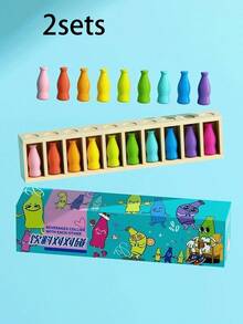 1 /2 Sets - Mini Colorful Bottle Matching Game, Fun Bottle Guessing Challenge, Ideal Gift For Valentine's Day, New Year, Party Or Birthday, Includes Colored Bottles And Box, Can Be Played With Family, Friends And Groups During Holidays - Multicolor - View 15