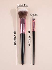 SEPROFE Professional 10 Pcs Makeup Brush Set, Face Makeup Tools, Including Powder Brush Blush Brush Eyeshadow Brush And Concealer Brush, Versatile Brushes For Daily Face And Eye Makeup Application, Essential Beauty Tools - Black - View 7
