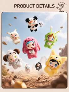 Pop Mart Labubu POLAR-Monster Baby Monster Collection Manual Series Plush Pendant Blind Box Ver.1 - MultiWarna - View 3