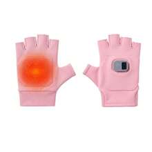 2000mAh Rechargeable Heated Gloves, Fingerless Half-Finger Design, 3 Temperature Levels, Palm Heating, Touchscreen Compatible, Winter Indoor/Outdoor Warmth Gear - HG122/HG126 - View 14