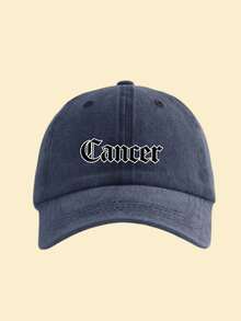 1 mũ lưỡi trai baseball Zodiac 12 mài cũ giặt wash, phong cách cổ điển casual retro, đai thấm mồ hôi mềm, kích cỡ điều chỉnh được, chống nắng, mũ dad hat vintage đa năng - Màu xanh hải quân - Xem 10