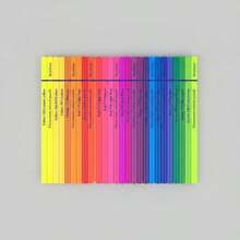 24/50 Fluorescent Colored Pencils, ArtSupplies, Neon Pencil Set, Great Coloring Book, Classroom Pencils - 24-color Fluorescent Pencils - View 7