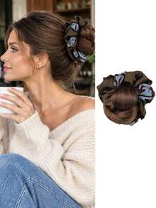 1-Pack (Available In 5-Inch And 8-Inch Sizes): Elegant Claw Clip Hair Accessory-A Stylish Choice For Everyday Updos. - Multicolor - View 12